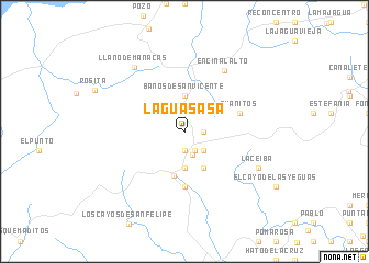 map of La Guasasa