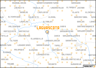 map of La Guascota