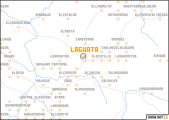 map of La Guata