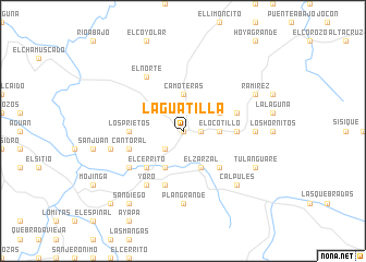 map of La Guatilla