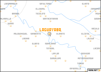 map of La Guayaba