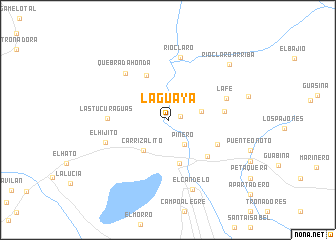 map of La Guaya