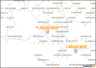 map of La Guázara