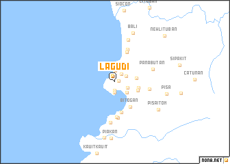 map of Lagudi