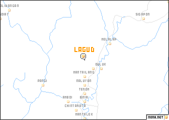 map of Lagud