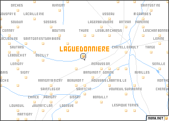 map of La Guédonnière