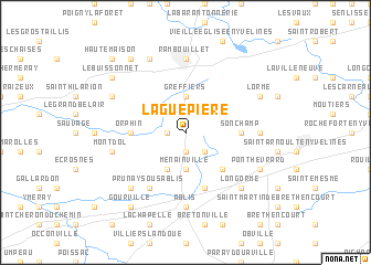 map of La Guépière