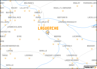 map of La Guerche