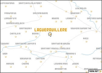 map of La Guérouillère