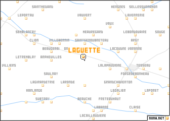 map of La Guette