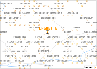 map of La Guette