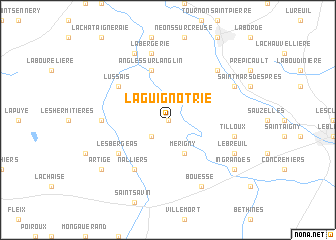 map of La Guignotrie