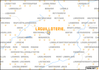 map of La Guilloterie