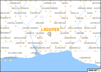 map of La Guinea