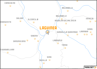 map of La Guinea