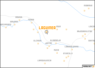 map of La Guinea