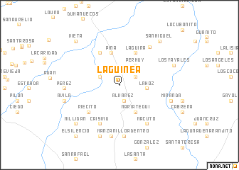 map of La Guinea