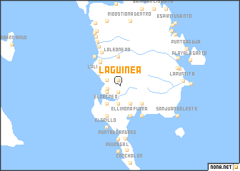 map of La Guinea