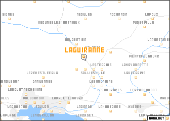 map of La Guiranne