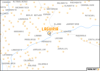 map of La Guiria