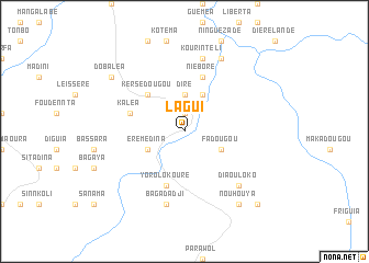 map of Lagui