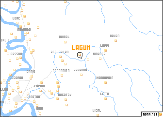 map of Lagum