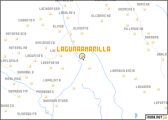 map of Laguna Amarilla