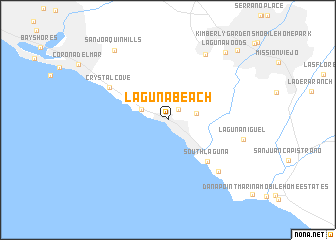 map of Laguna Beach