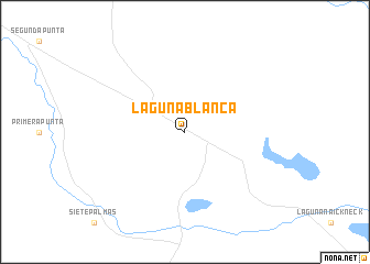 map of Laguna Blanca