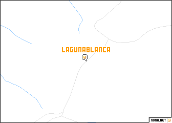 map of Laguna Blanca