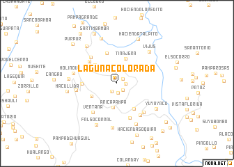 map of Laguna Colorada