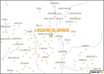 map of Laguna Colorada