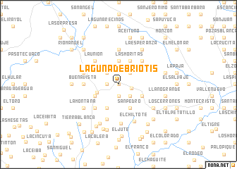 map of Laguna de Briotis