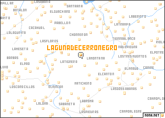 map of Laguna de Cerro Negro