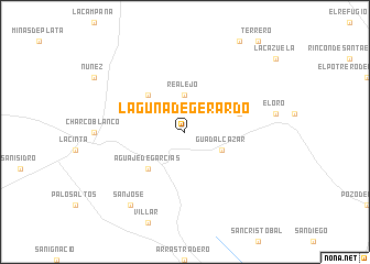 map of Laguna de Gerardo