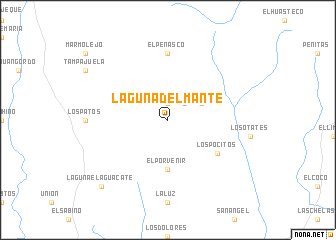 map of Laguna del Mante