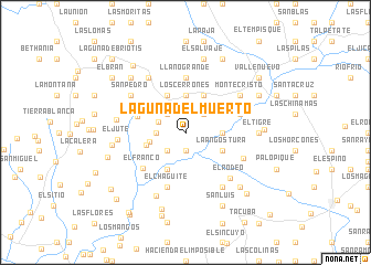 map of Laguna del Muerto