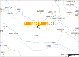 map of Laguna de los Palos