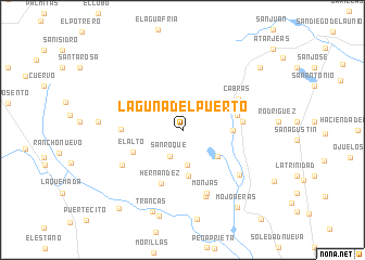 map of Laguna del Puerto