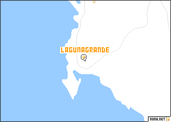 map of Laguna Grande