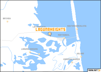 map of Laguna Heights