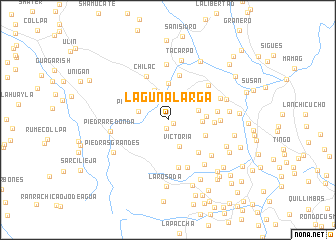 map of Laguna Larga