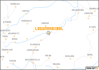 map of Laguna Maxbal