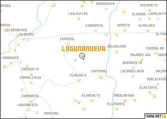 map of Laguna Nueva