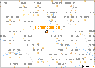 map of Lagunapampa