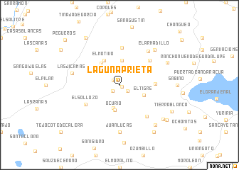 map of Laguna Prieta