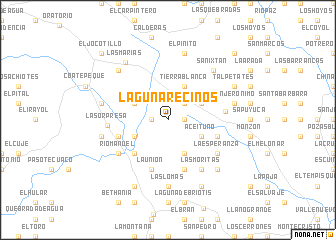 map of Laguna Recinos