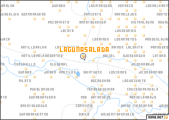 map of Laguna Salada