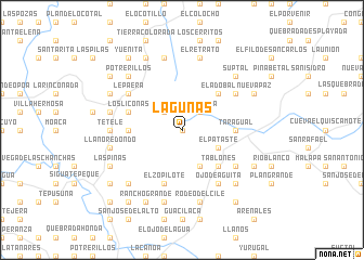 map of Lagunas