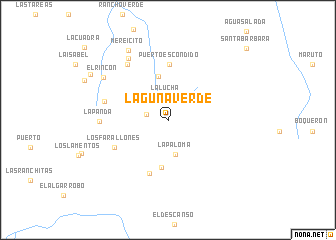 map of Laguna Verde